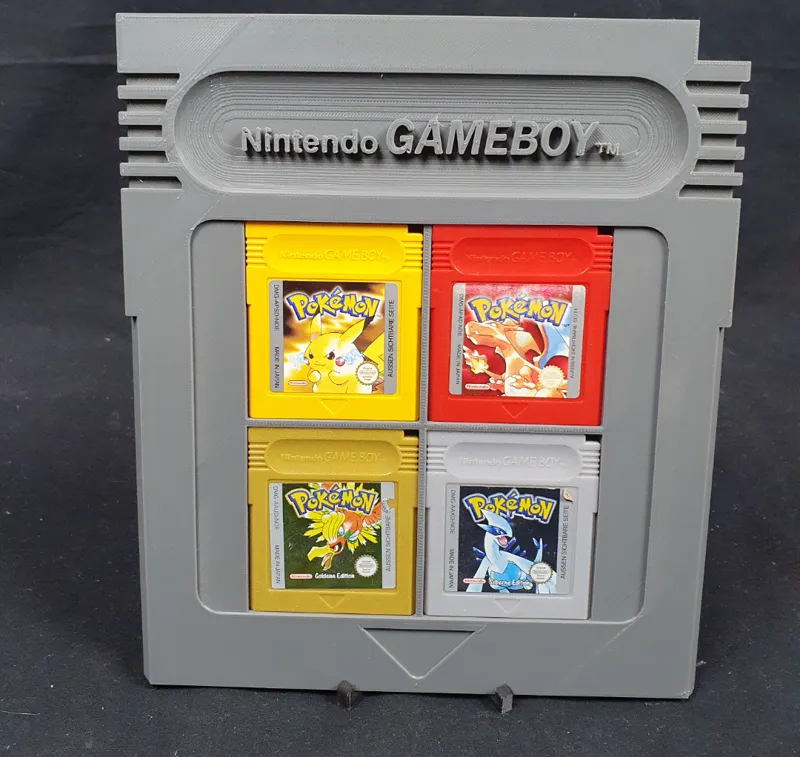 Giant GAMEBOY Cartridge holder for 4 Gameboy games