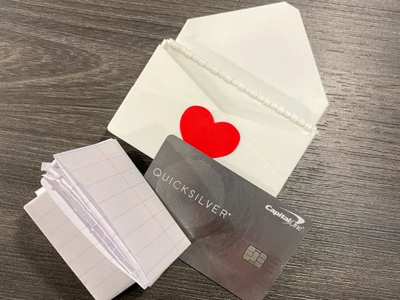 3D Printable Valentine Love Letter Gift Box