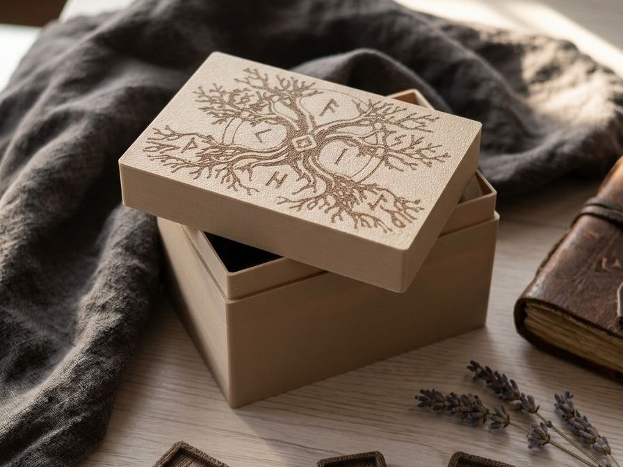 Yggdrasil Ritual Box / Mystical Storage Case