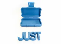 Print-In-Place Case & Word "JUST" Separate