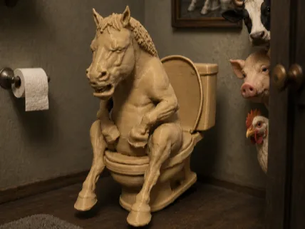 Horse on the Throne 