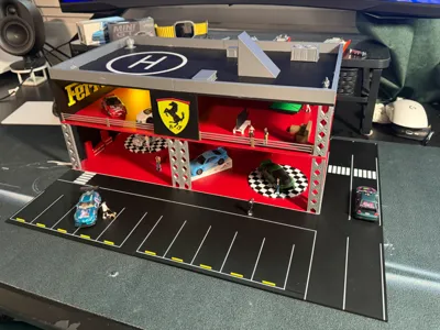 Showroom Ferrari for 1:64 scale cars
