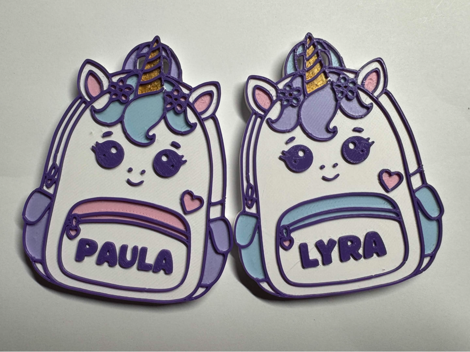 Personalized Unicorn NFC Emergency Contact Tag - 1
