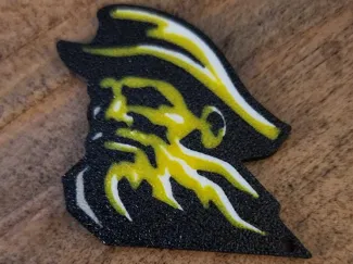 Appalachian State Mountaineer Keychain 