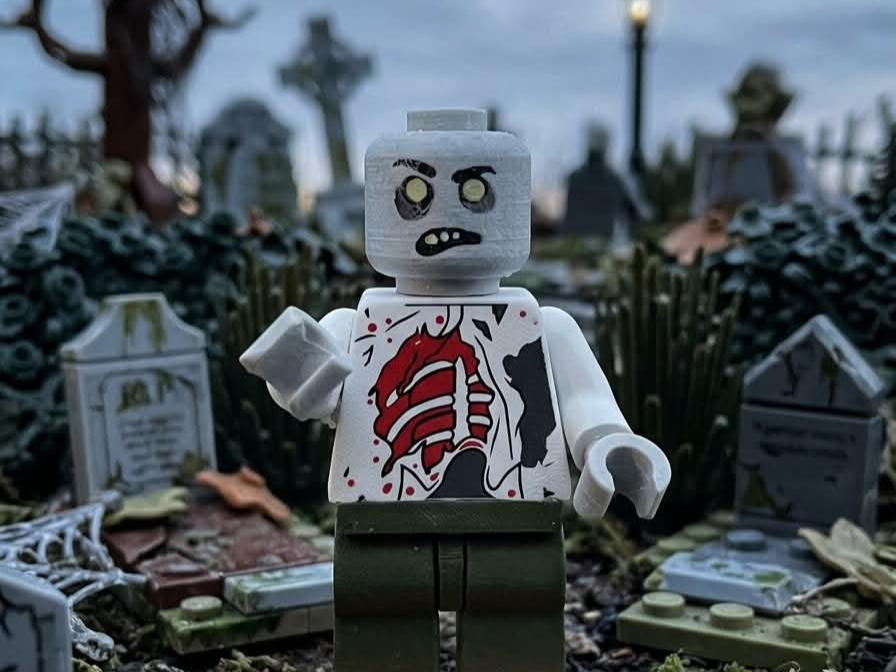 Big Brick Zombie 1 - 3D printed Characters, in stock in India