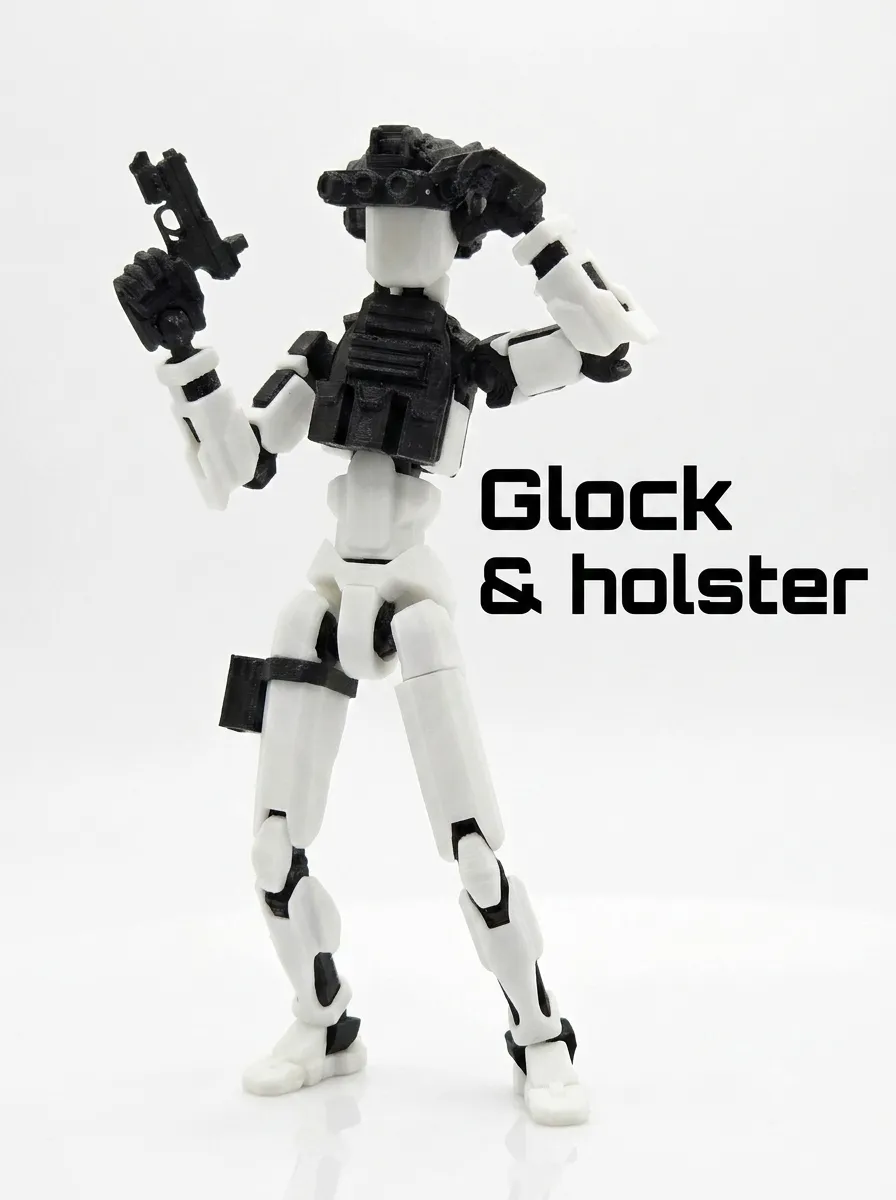 Dummy 13 Tactical Glock Pistol & Holster view 2