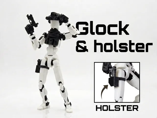 Dummy 13 Tactical Glock Pistol & Holster