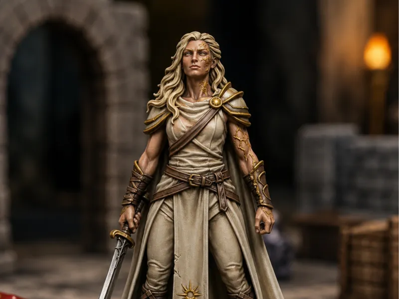 Aasimar Paladino - d&d 