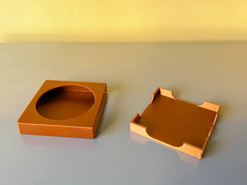 Porte cartes de visites carrées (65x65mm)