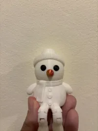 Bonhomme de neige mignon à jambes articulées V2 — photo 3