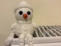 Bonhomme de neige mignon à jambes articulées V2 — photo 2