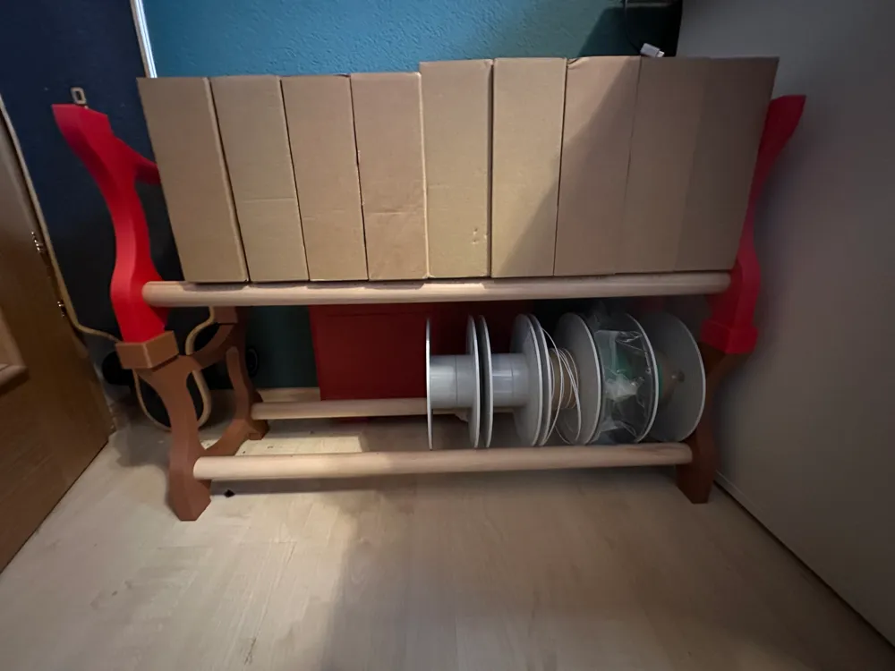 Filament Spool Rack - Free 3D Print Model - MakerWorld