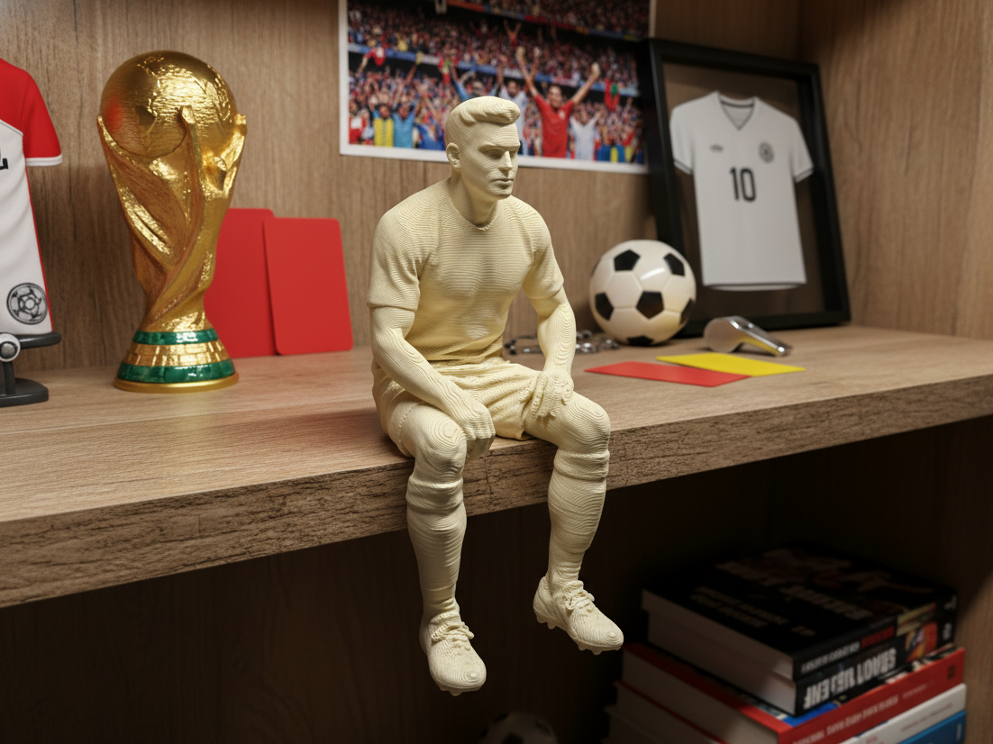 Soccer Player Shelf Sitter -  Football Figure