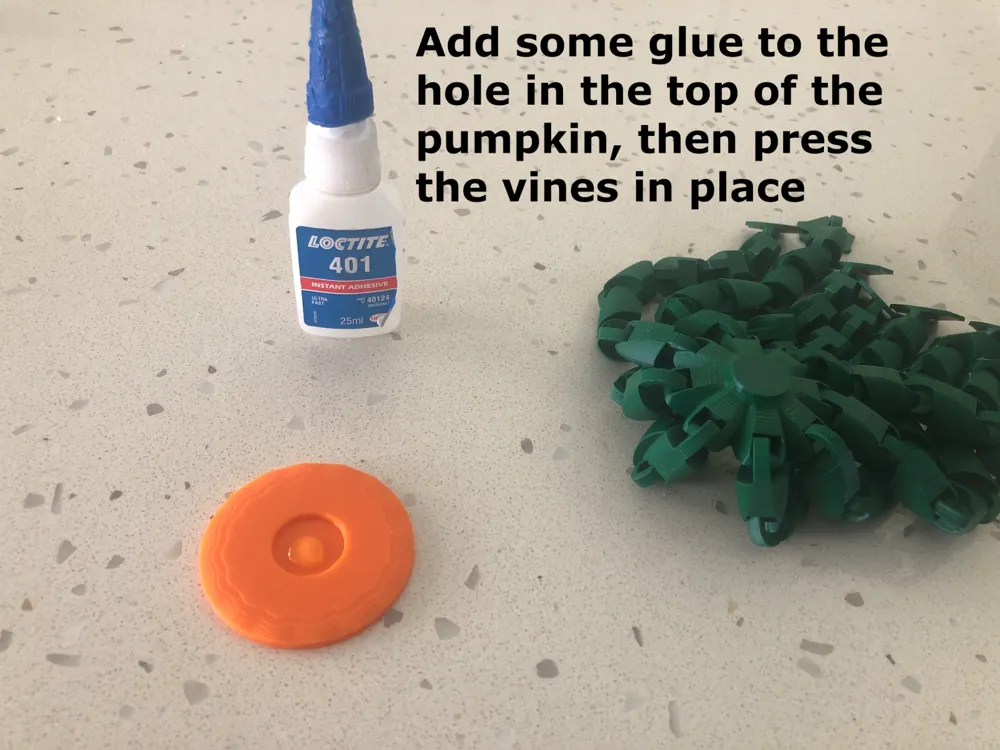 Flexible Jack O' Lantern Vine Monster (AMS optional) by JAD19 MakerWorld