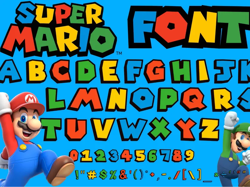 Alphabet Mario 