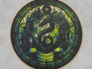 Harry Potter Slytherin hueforge coaster