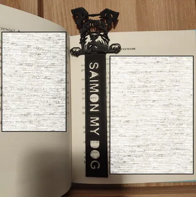 Bookmark Dog Schnauzer