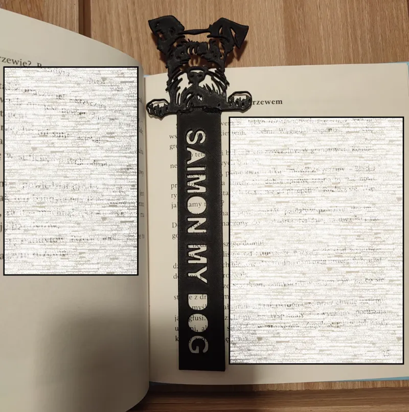 bookmark DOG SCHNAUZER