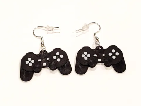 PlayStation Controller Inspired Earrings view 4