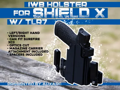 IWB Holster for Shield X with TLR-7 