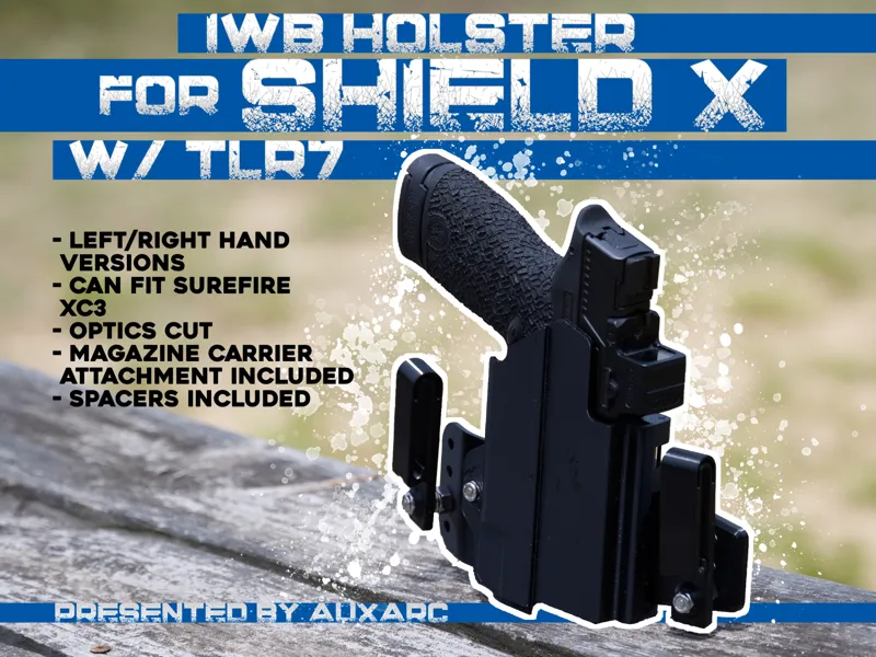 Parametric IWB Holster for Shield X with TLR-7 