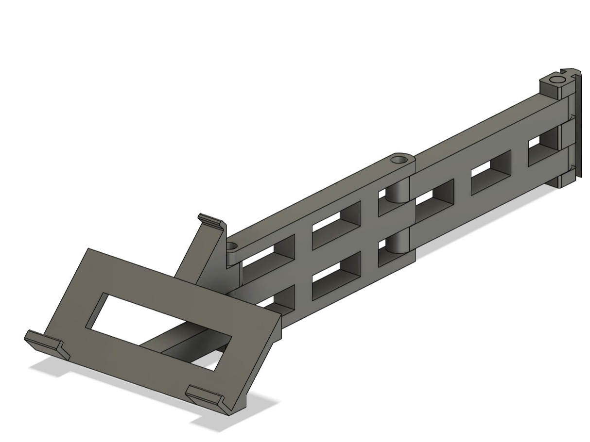 Swivel Sim Racing Keyboard Mount for AluProfiles