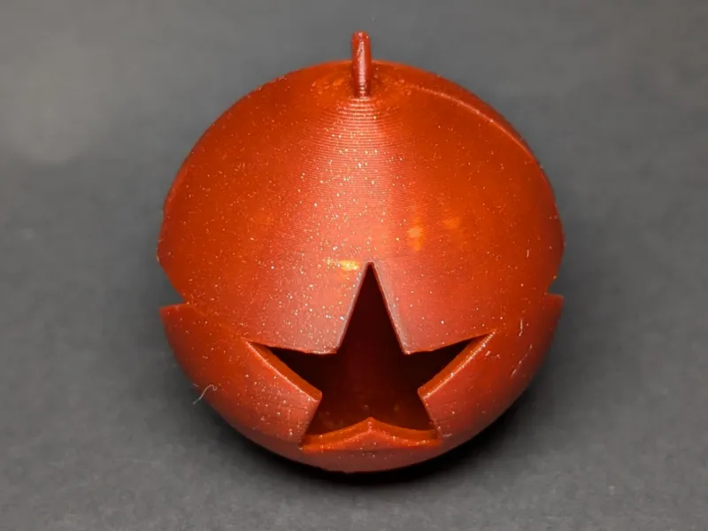 Christmas bauble with a star