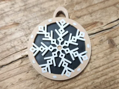 Snowflake ornament