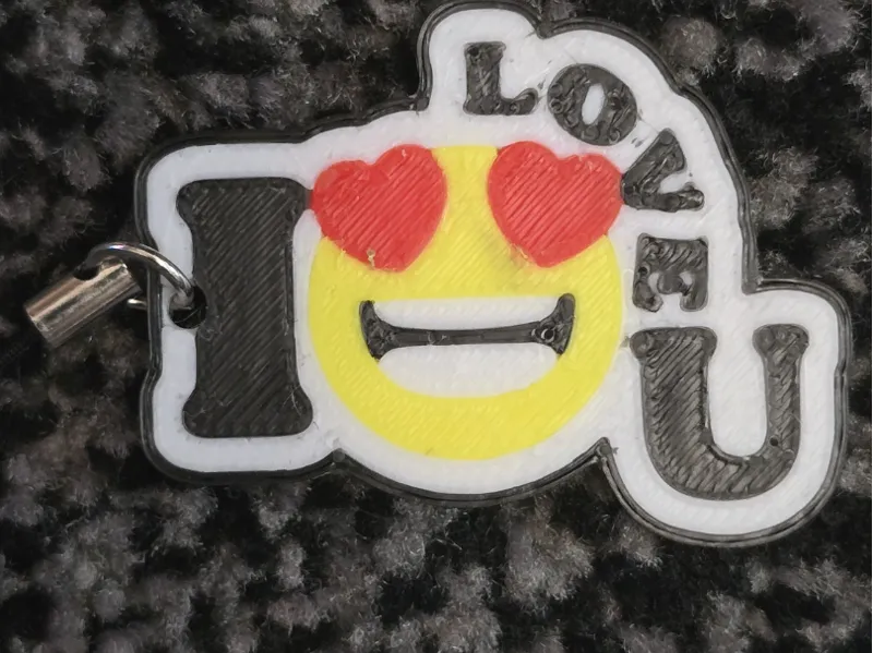 I LOVE YOU KEYCHAIN