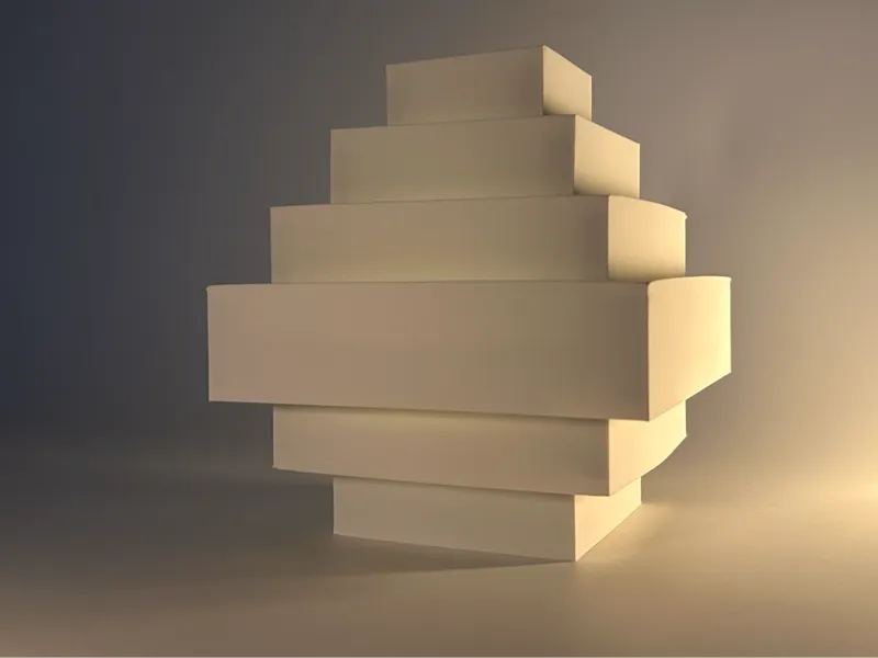 Square-multilayer_lampshade