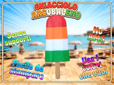 Rainbow Popsicle