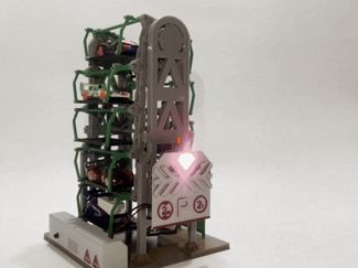 1:64旋转立体停车场 Cyberbrick遥控/手动双模式