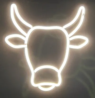 LED NEON COW/ BULL HEAD 