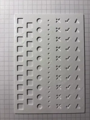 Perfectly fit To-do bullet journal stencil