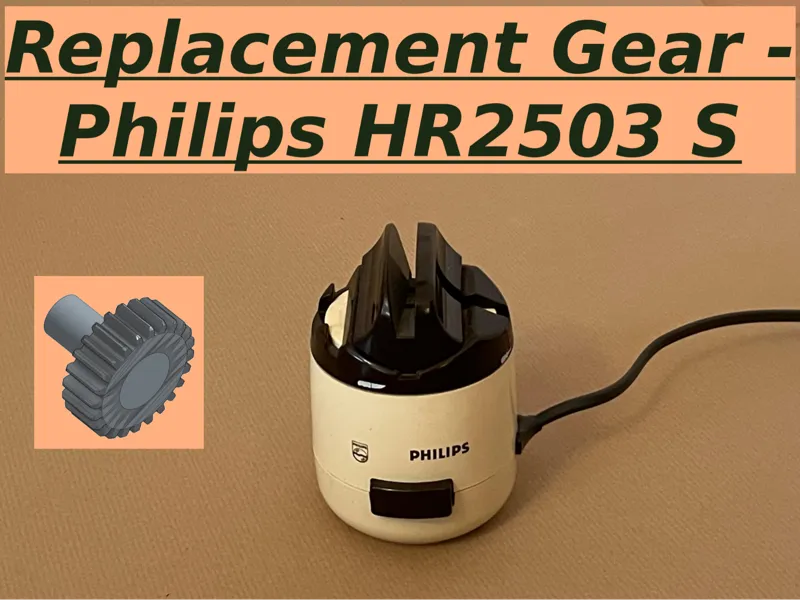 Philips HR 2503 / 2502 Sharpener Replacement Gear
