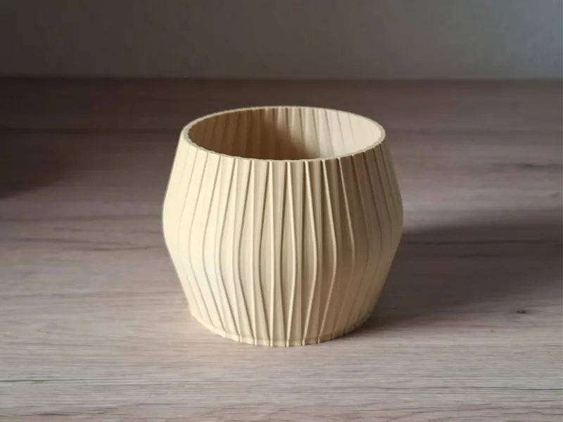 Fluted Bulb Vase
