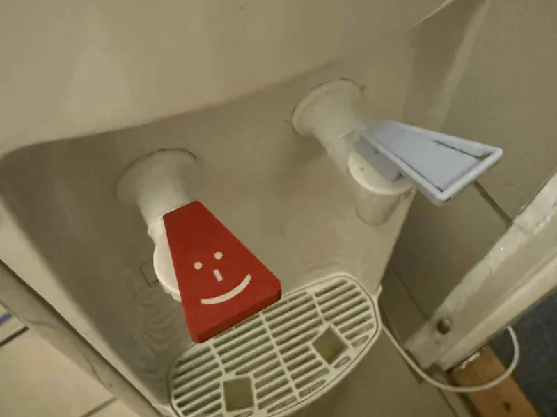 Water tap lever