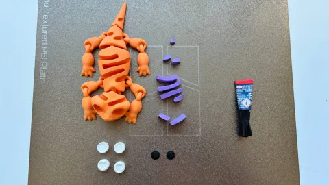 Cute Articulated Lizard <3 (3h Print!!) view 3