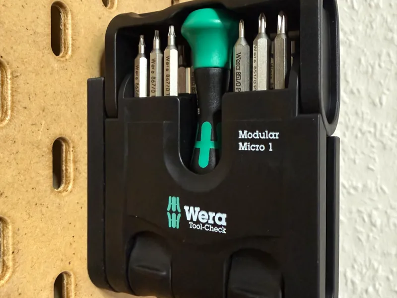 Wera Micro to IKEA Skadis