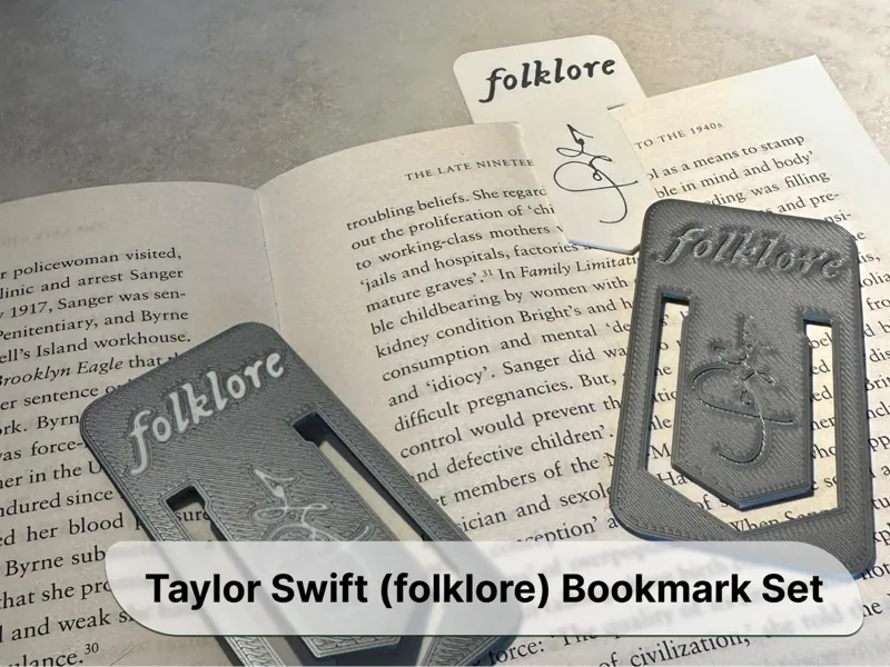 Taylor Swift - folklore - bookmarks (AMS/no AMS)