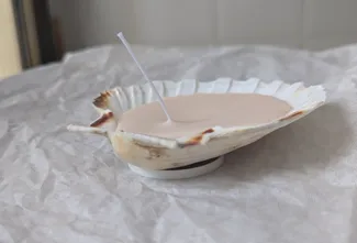 Stand for DIY Seashell Candles (Using Old Wax)