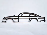Silhouette murale Aston Martin DB6 — photo 3