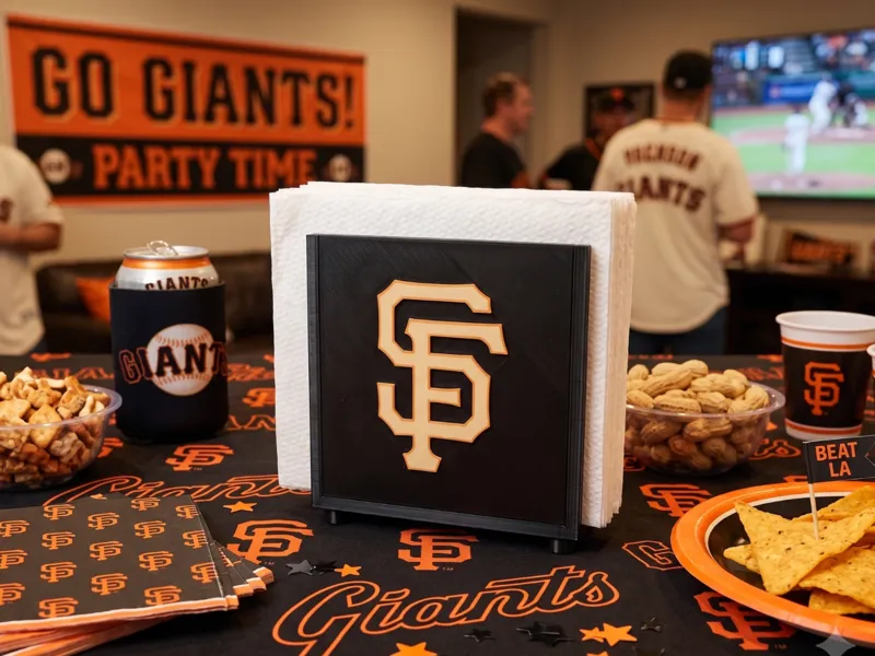 Interchangeable Napkin Holder-San Francisco Giants
