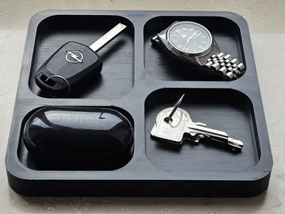 Minimalistic key tray