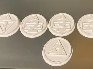 Power Rangers Turbo Legacy Coins Set 