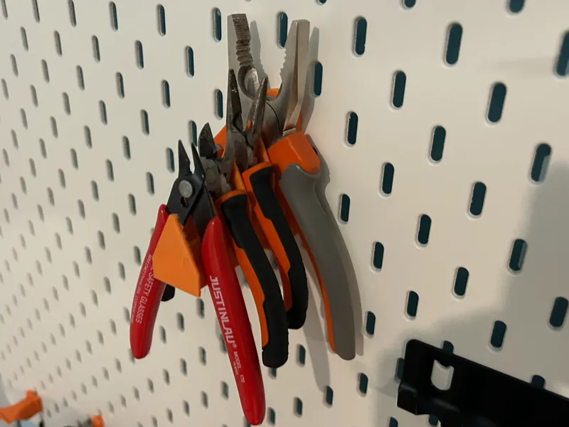 Heavy Duty Pliers Holder for IKEA Skadis T-Clip
