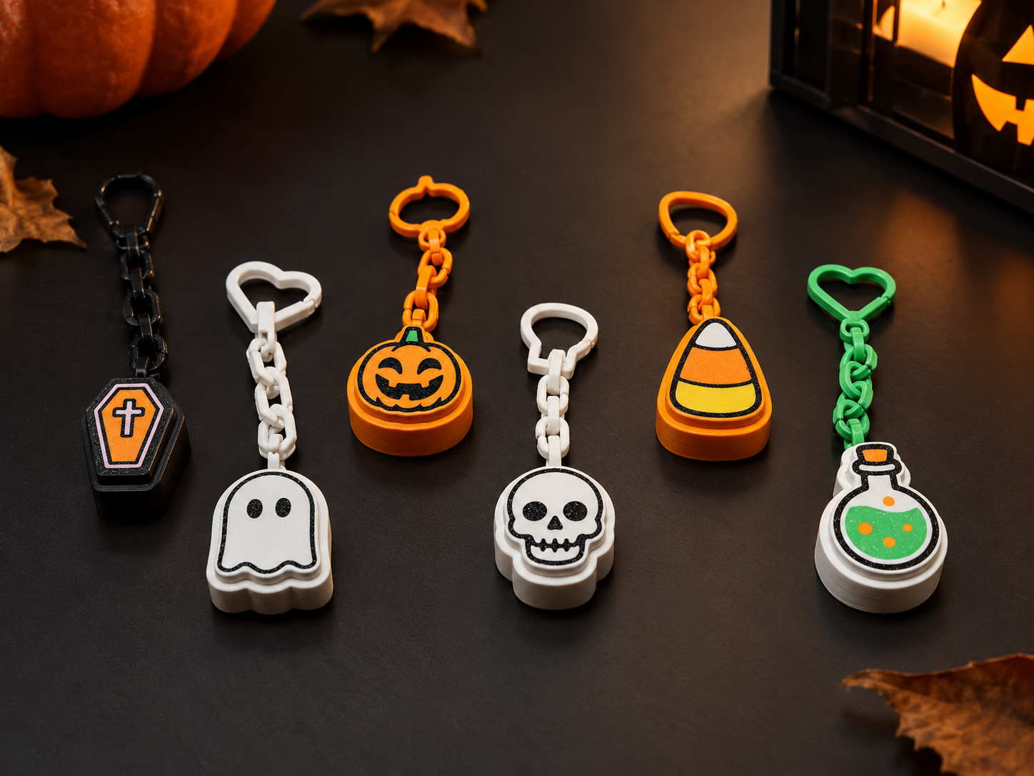 Spooky Clickers Set with Keychains - 3D printed Other Toys & Games, in stock in India