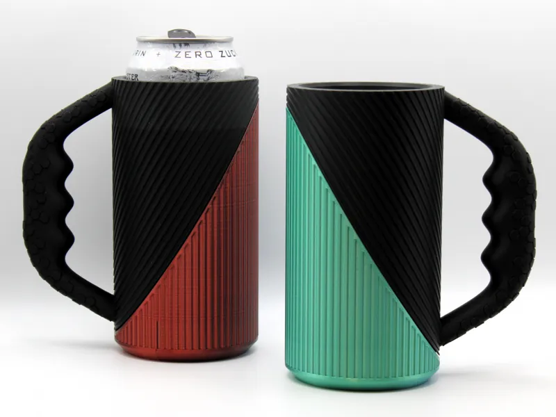Duplex Can Holder Mug 500ml Can Sleeve with Handle