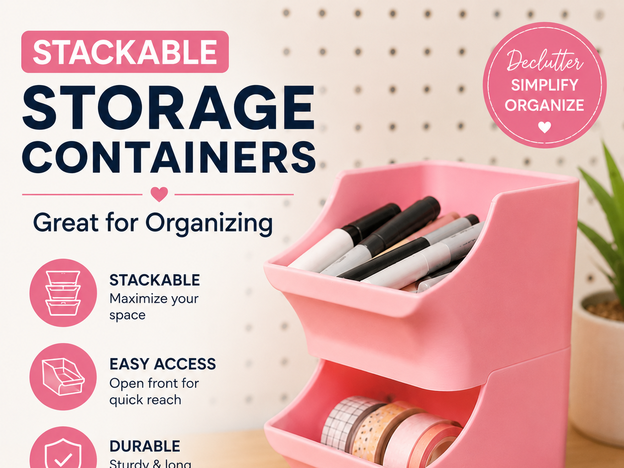 Organizer - Universal Stackable Storage Containers