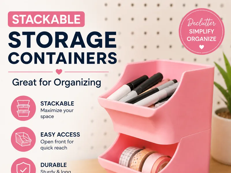 Organizer - Universal Stackable Storage Containers